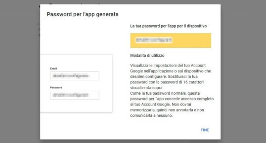 Accedere con password all'Account Google dalle APP